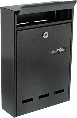 Burg-Wächter, Anlagenbriefkasten, A5 Einwurf-Format, Verzinkter Stahl, Pocket 5871 E, Eisen
