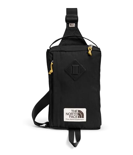 The North Face Berkeley Field Bag - PFAS Free, TNF Black/Mineral Gold-NPF, One Size, TNF Black/Mineral Gold-npf, Einheitsgröße, Berkeley Feldtasche, wasserabweisende Oberfläche, Vintage-Stil