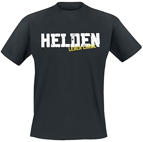 Böhse Onkelz Helden Leben Lange Männer T-Shirt schwarz XL 100% Baumwolle Band-Merch, Bands