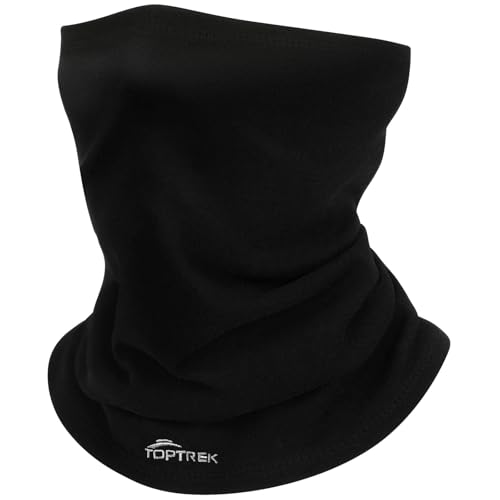 toptrek Schlauchschal Herren Damen Winter, Winddicht Warm halstuch, Hochelastisch Atmungsaktiv Halswärmer, Multifunktionstuch für Outdoor Laufen Radfahren Skifahren Motorradfahren