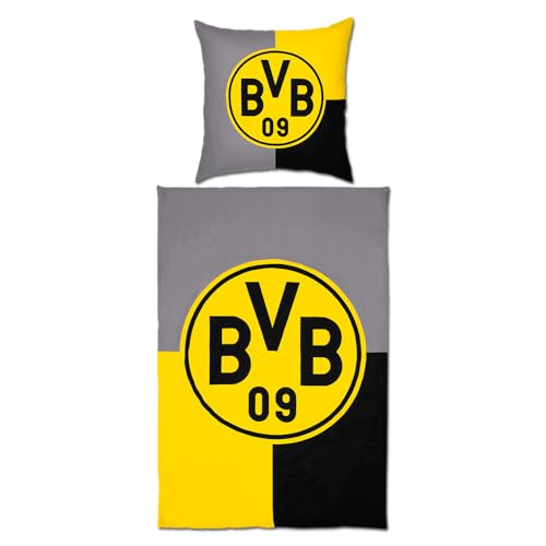 Borussia Dortmund BVB Wendebettwäsche schw./gelb
