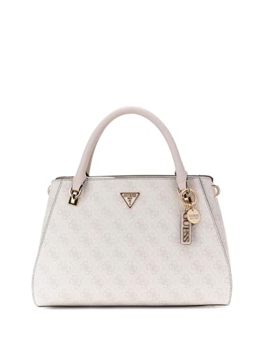 GUESS Noelle II Luxury Satchel White Logo