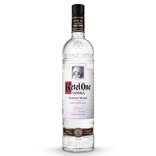 Ketel One Vodka, Ultra-Premium Wodka, mit erfrischenden Zitrusnoten, handgefertigt aus dem Hause Nolet in Holland, 40% vol, 700ml Einzelflasche