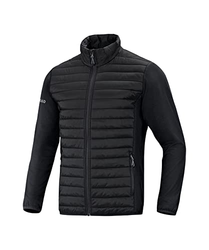 JAKO Herren Hybridjacke Premium, Schwarz, XXL