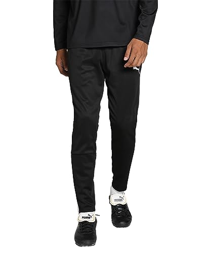 PUMA Herren Teamliga Training Pants Jogginghose, Puma Black-puma White, L EU