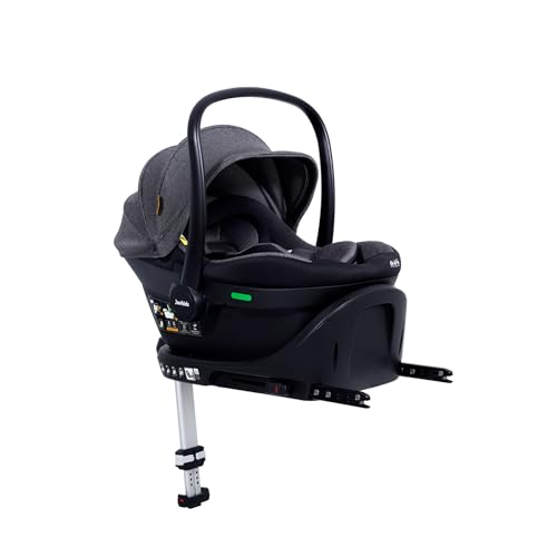 Jovikids Babyschale, Stufenlos verstellbare Liegeposition, Gruppe 0/0+ (40-87 cm) Baby Autositz mit Sonnendach, 3-Punkt-Sicherheitsgurt Seitenschutz
