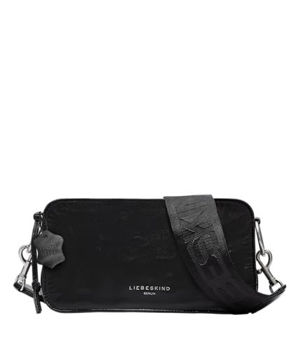 LIEBESKIND Berlin Damen-Umhängetasche,Clarice M“ Crossbody Bag Damen aus Leder mit verstellbaren Schulterriemen Damen-Schultertasche,großzügige Fächer mit Reißverschluss Knopfverschluss, Shoulder Bag