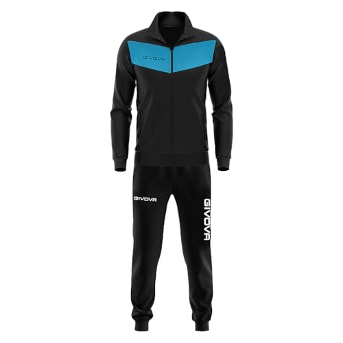 GIVOVA Visa Overall Triacetat schwarz/türkis, Größe L