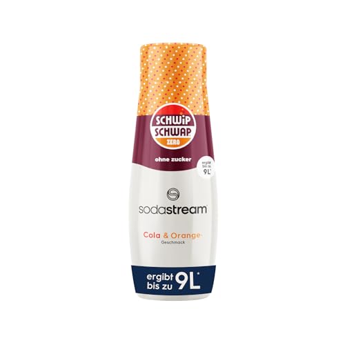 SodaStream Sirup Schwip Schwap Zero - 1x Flasche ergibt 9 Liter Fertiggetränk, Sekundenschnell zubereitet und immer frisch, 440 ml