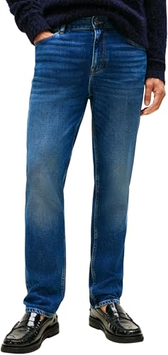 Tommy Hilfiger Herren Jeans Hose Denton James Blue Straight Fit, Blau (James Blue), 32W/38L