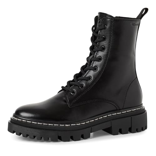 Tamaris Damen Stiefel Leder schwarz 39