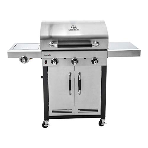 Char-Broil Advantage 345S - 3 Brenner Gasgrill mit Seitenbrenner, Edelstahl