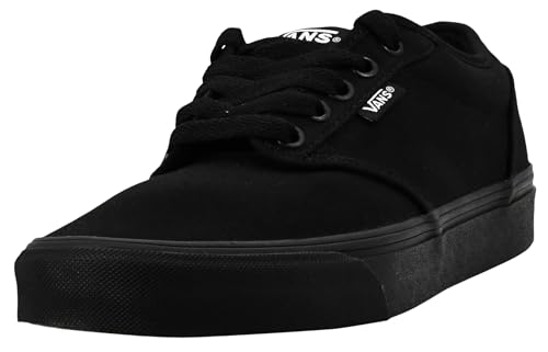 Vans Herren Atwood Sneaker Atwood Trainers, (Canvas) Black/Black, 45 EU
