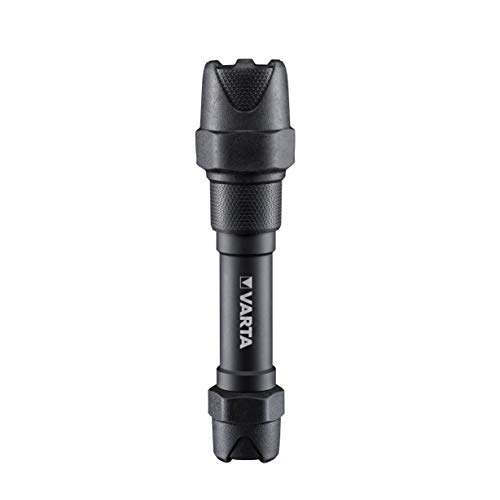 VARTA Taschenlampe LED 6 Watt inkl. 2x AA Batterien, Indestructible F20 Pro Leuchte, Lampe, Arbeitsleuchte mit zwei Leuchtmodi, extrem robuste Taschenleuchte, wasser- und staubgeschützt , (1er Pack)