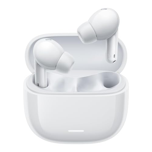 Redmi Buds 6 Lite - In-Ear Kopfhörer, dynamische 40dB Active Noise Cancellation, bis 37 Stunden Akkulaufzeit, Titan-Membran mit 4 Soundeinstellungen, AI-Rauschunterdrückung, Google Fast Pair, Weiß