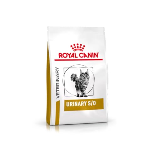 Royal Canin Veterinary Urinary S/O 1,5 kg Trockenfutter für Katzen ist zur Unterstützung der Harnwege und kann bei Struvitkristallen hilfreich sein