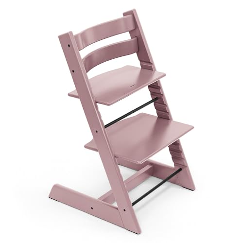 Tripp Trapp Stuhl von Stokke, Heather Mauve - Verstellbarer, anpassbarer Stuhl für Kleinkinder, Kinder & Erwachsene - Praktisch, bequem & ergonomisch