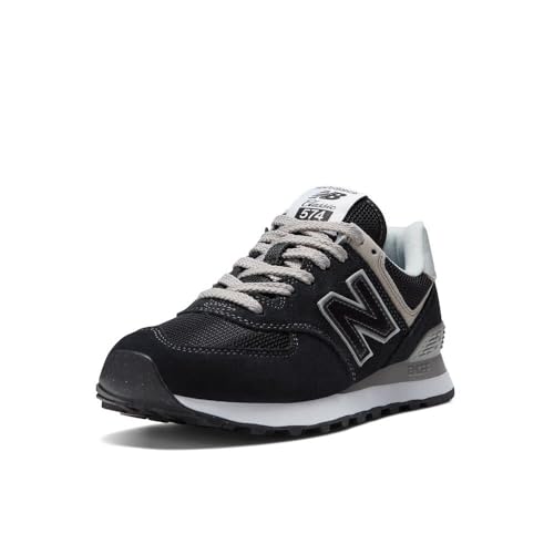 New Balance Damen 574 Sneaker, Schwarz, 43 EU