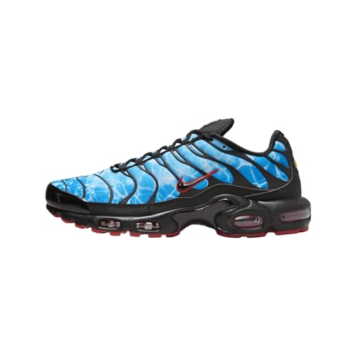 Nike Air Max Plus Herrenschuhe (HQ3824-001, Black/Baltic Blue/Photo Blue/Black), Schwarz/Baltikblau/Fotoblau/Schwarz, 44 EU