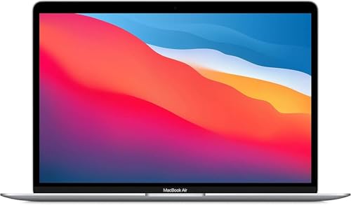 2020 Apple MacBook Air mit Apple M1 Chip (13 Zoll, 8GB RAM, 256GB SSD Speicher) (QWERTZ German) Silber (Generalüberholt)