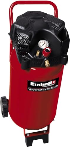 Einhell Kompressor TC-AC 240/50/10 OF (1500 W., max. 10 bar, 50 l-Tank, 240 l/min Ansaugleistung, Motordrehzahl 18000 min^-1, Druckminderer, Manometer, ölfrei)