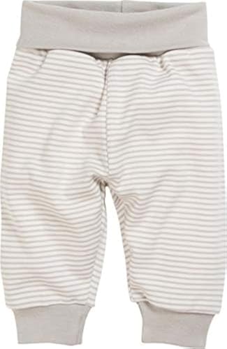 Playshoes Sweat-Hose Jogginghose Unisex Kinder, Natur Ringel ,86