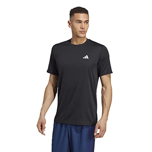 adidas Herren Train Essentials Training Tee, Black/White, L