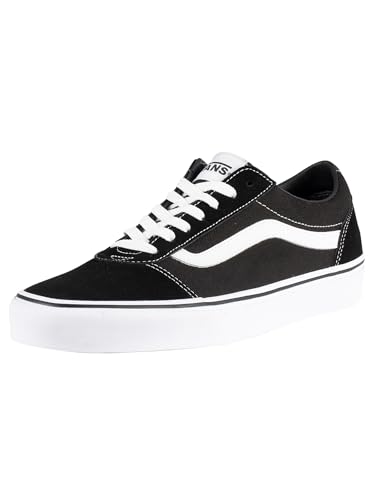 Vans Herren Ward Sneaker Ward Trainers, (SUEDE/CANVAS) BLACK/WHITE, 42 EU