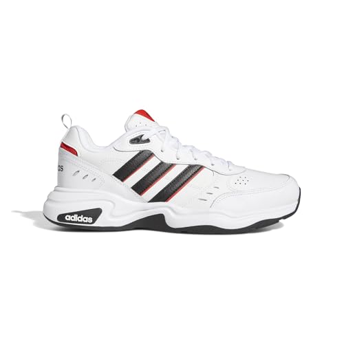 adidas Herren Strutter Shoes Gymnastik-und Trainingsschuhe, Cloud White/Core Black/Active Red, 44 EU