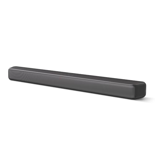 Philips TAB5109 Soundbar 2.0-2 Kanal 120W, DTS Virtual X, Bluetooth 5.4, HDMI ARC, optische Verbindung und USB-Konnektivität - Dunkelgrau