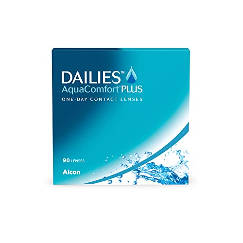 Dailies AquaComfort Plus Tageslinsen weich, 90 Stück, BC 8.7 mm, DIA 14.0 mm, -2.50 Dioptrien