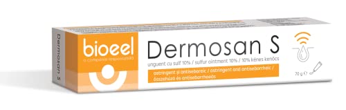Schwefelsalbe 10% für Milben, Schorfe, Mitesser | Schuppenflechte, Ekzeme, Akne, Dermatitis, trockene Haut 70 g