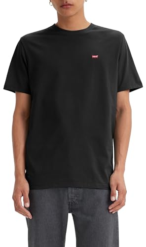 Levi's Herren Ss Original Housemark Tee T-Shirt,Stonewashed Black,XL