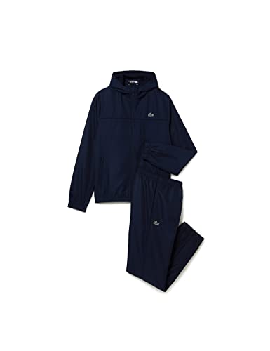 Lacoste Herren Trainingsanzug WH2661, Männer Sportanzug,Fitness,Sport und Freizeit,Regular Fit,Blau,3