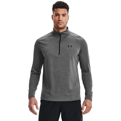 Under Armour Herren Tech 2.0 1/2 Zip,Grau (Dark 90),XL