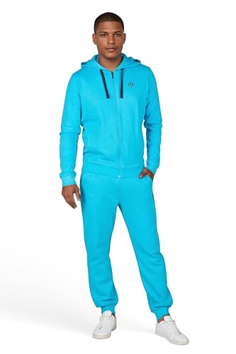 Weichers Herren Trainingsanzug M-XXL Hausanzug Jogginganzug Sportanzug Hoodie Zipper Hose Sweatjacke Jogginghose (05, XXL)