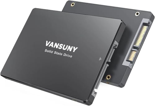 Vansuny Intern SSD 512GB 2.5 Zoll SATA III 6 Gb/s SSD Festplatte Intern 512GB 3D TLC NAND-Technologie zum Aufrüsten von PC/Laptop Speicher und Speicher für IT-Profis/Ersteller/Unternehmen