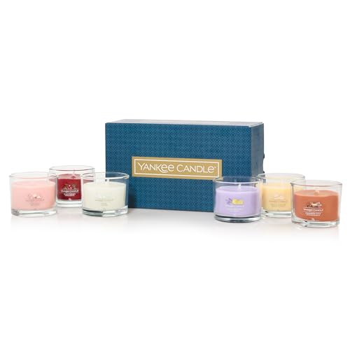 Yankee Candle Duftkerzen-Geschenkset | Gefüllte Votivduftkerzen | Sojawachsmischung | 6 Stück | Perfekte Geschenke für Frauen