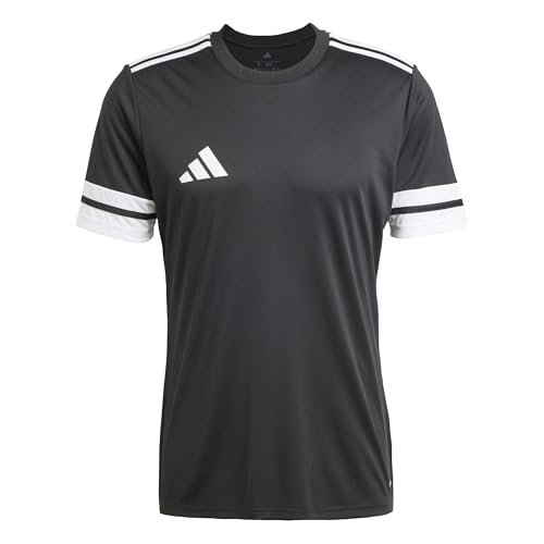 adidas Men's SQUADRA25 Jersey Short Sleeve, Black/White, L