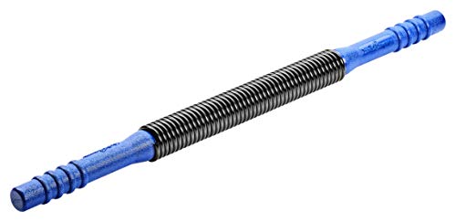 Bad Company Biegehantel I Königsfeder, extra starke Widerstandsfeder I Power Twist Unterarm- und Oberarmtrainer für das Homegym – Blau