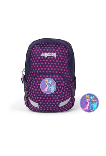 ergobag Ease Large Freizeitrucksack mit Brustgurt, Kindergartenrucksack, Wanderrucksack, 10 Liter, 370 g Bärtina - Blau