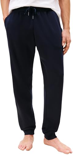 Tommy Hilfiger Herren Jogginghose Track Pant mit Tunnelzug, Blau (Desert Sky), L