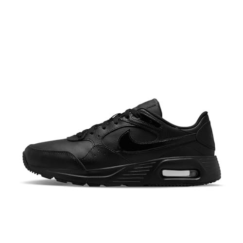 NIKE Unisex AIR MAX SC Leather Sneaker, Schwarz/schwarzschwarz, 41 EU