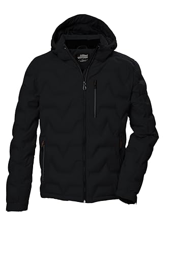 killtec Herren Steppjacke mit Kapuze/Jacke ist wasserabweisend KOW 60 MN QLTD JCKT, schwarz, M, 41834-000