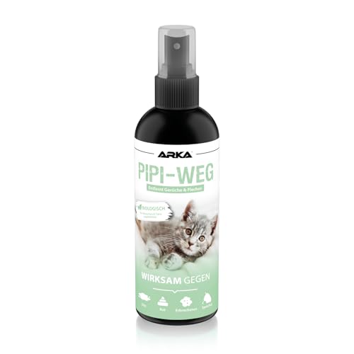 Katzenurin Spray 100 ml – gegen Katzenpipi, Uringeruch & Flecken unterwegs – Enzymreiniger biologisch & sicher – ideal für Sofa, Auto, Katzenklo, Reisen & Textilien – hygienisch & effektiv – PIPI-Weg