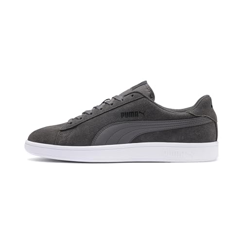 PUMA Unisex Puma Smash V2 Sneaker, Castlerock Puma Black White, 44 EU