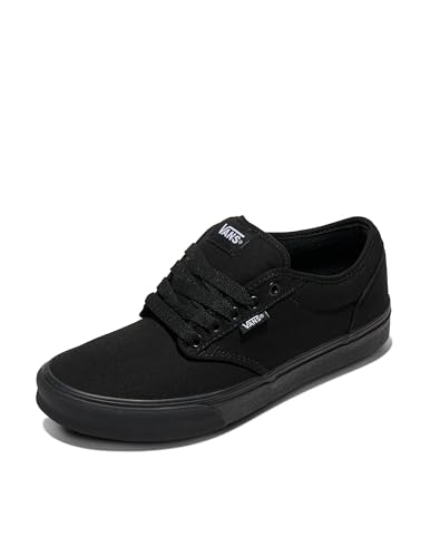 Vans Herren Atwood Sneaker Atwood Trainers, (Canvas) Black/Black, 45 EU
