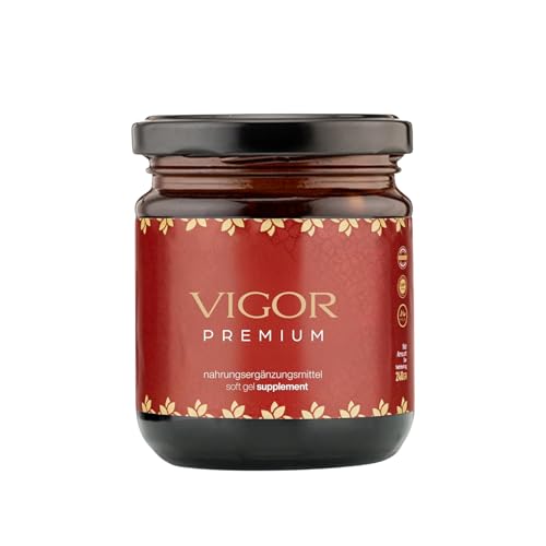 VIGOR Premium Ginseng Macun Formula 240gr Sofortwirkung, Extra Stark für aktive Männer, Ginseng & Tribulus Terrestris Gel 1 Stück