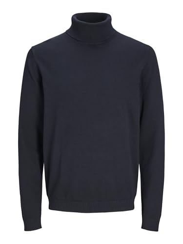 JACK & JONES Male Rollkragenpullover Einfarbig Rollkragenpullover