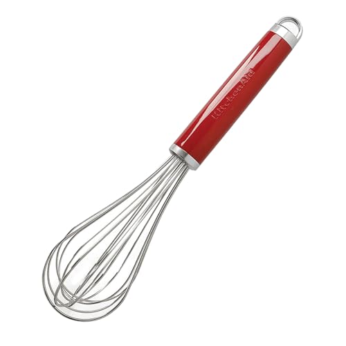 KitchenAid Schneebesen, manueller Schaumschläger aus Edelstahl – Empire Rot